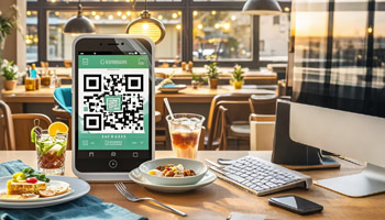 O papel dos códigos QR em restaurantes.