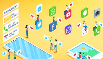 Ajudando indivíduos a integrar todas as mídias sociais em um único código QR